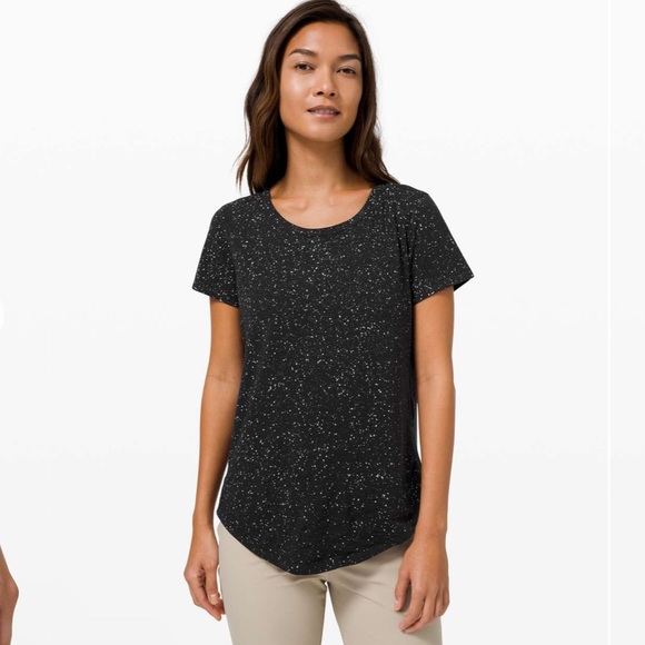 lululemon athletica Tops - Lululemon Love Crew T Shirt in *Splatter Black